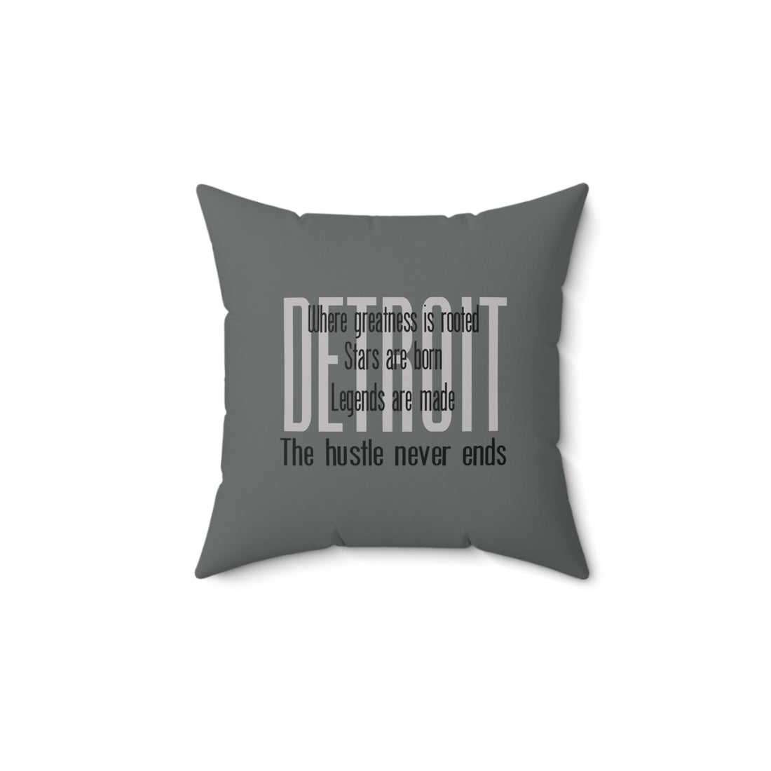 Detroit Greatness, Stars and Legends Pillow