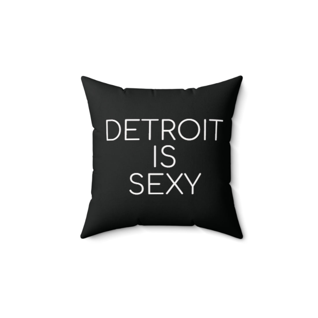 Detroit Is Sexy Pillow - Black - Tonyalicious Tees
