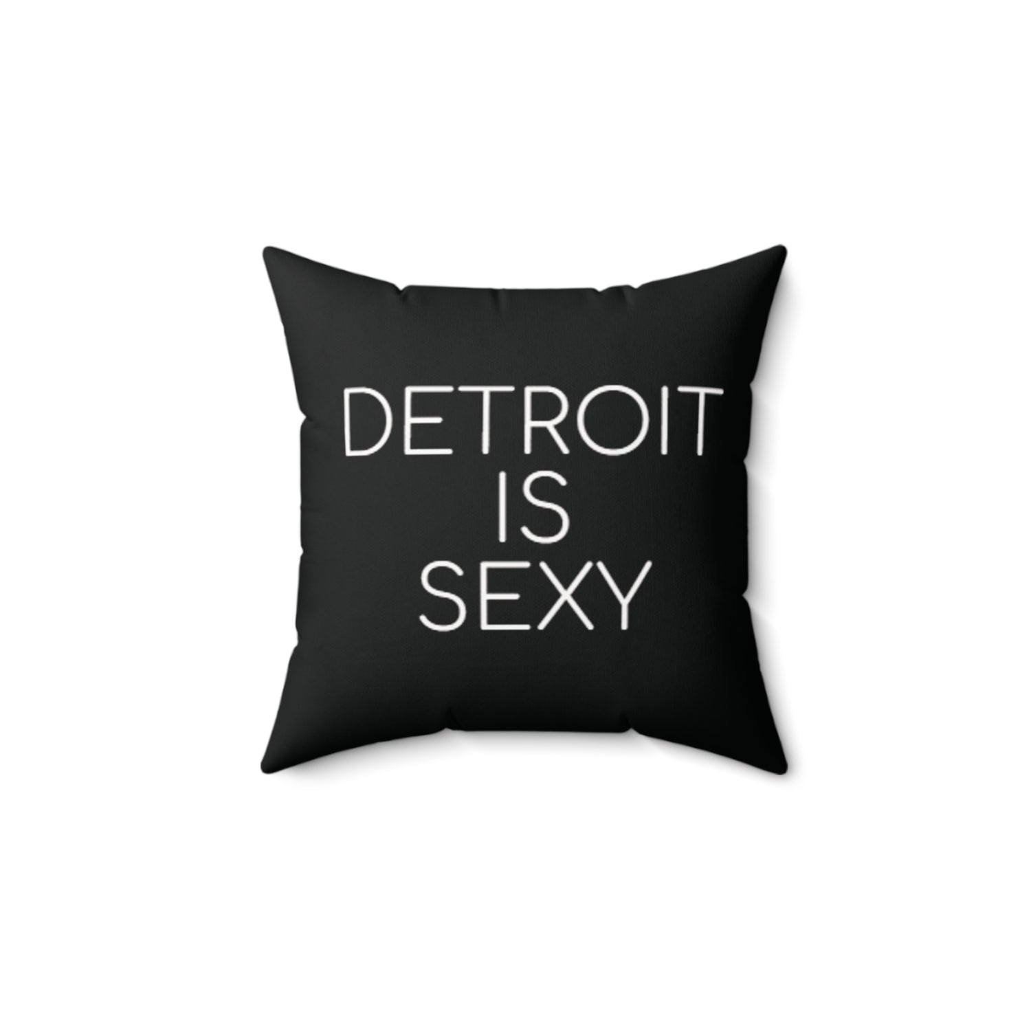 Detroit Is Sexy Pillow - Black - Tonyalicious Tees