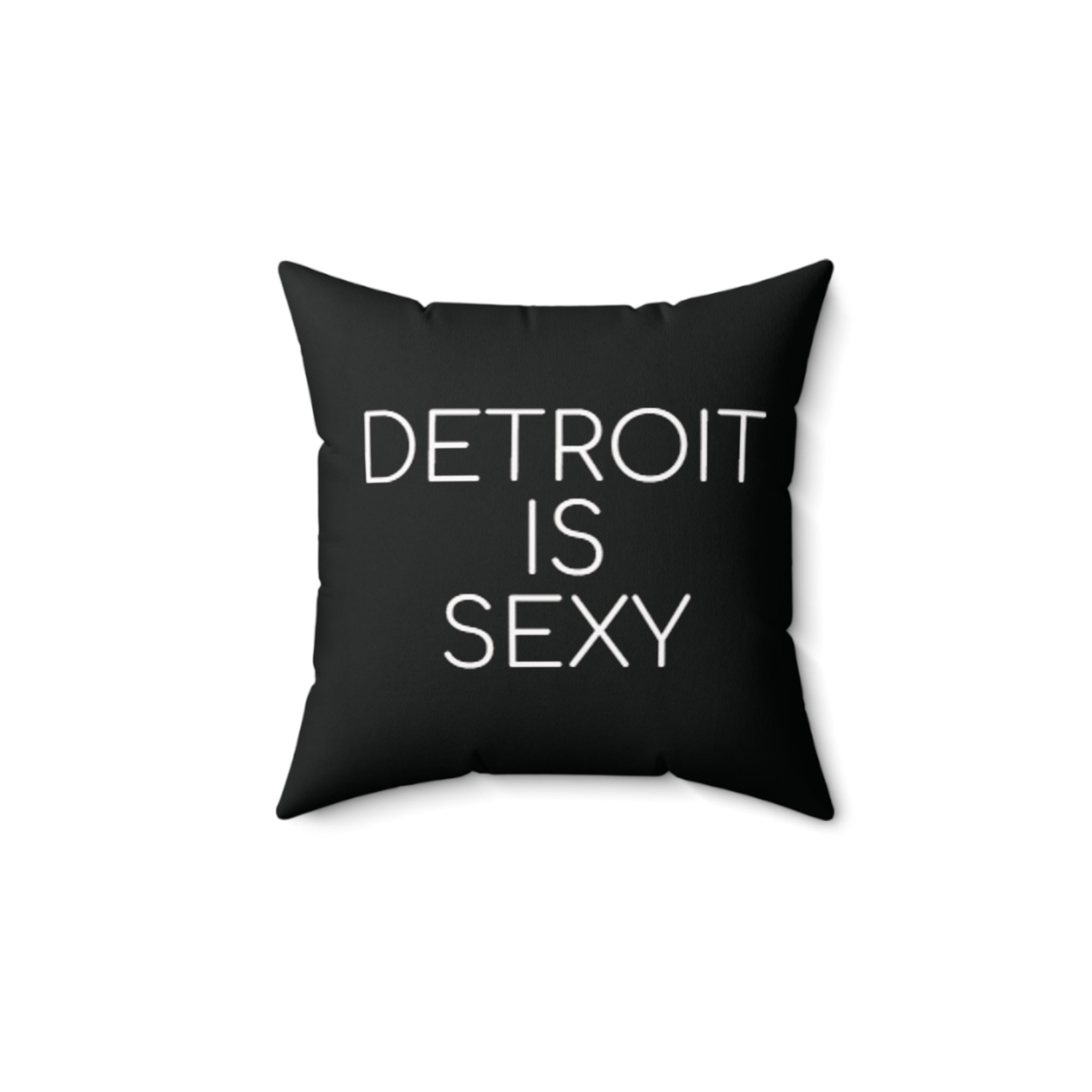 Detroit Is Sexy Pillow - Black - Tonyalicious Tees