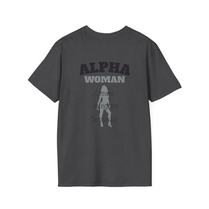 Alpha Woman Tee - Front and Back Print - Tonyalicious Tees