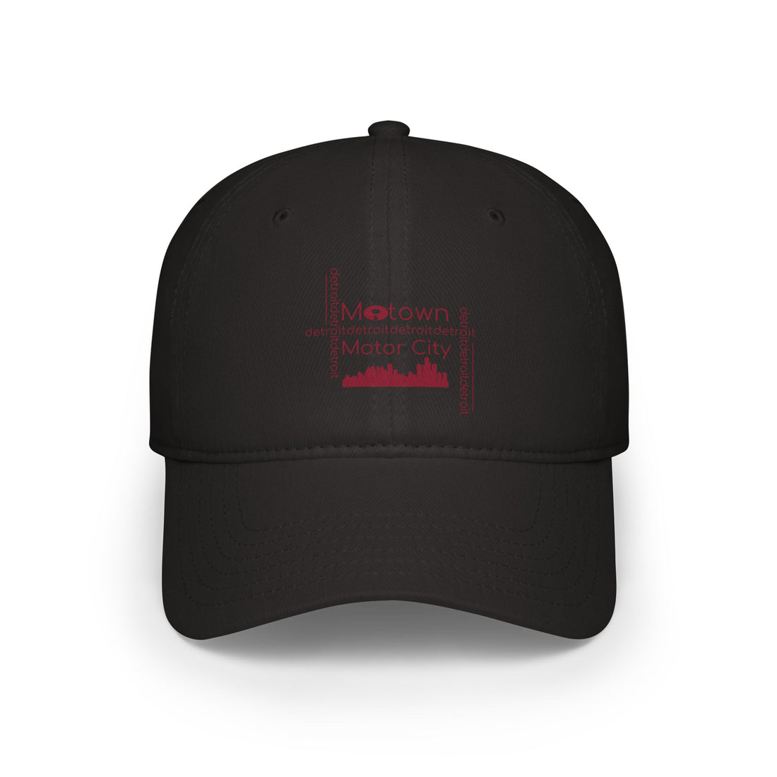Motown Motor City Baseball Cap - Red - Tonyalicious Tees