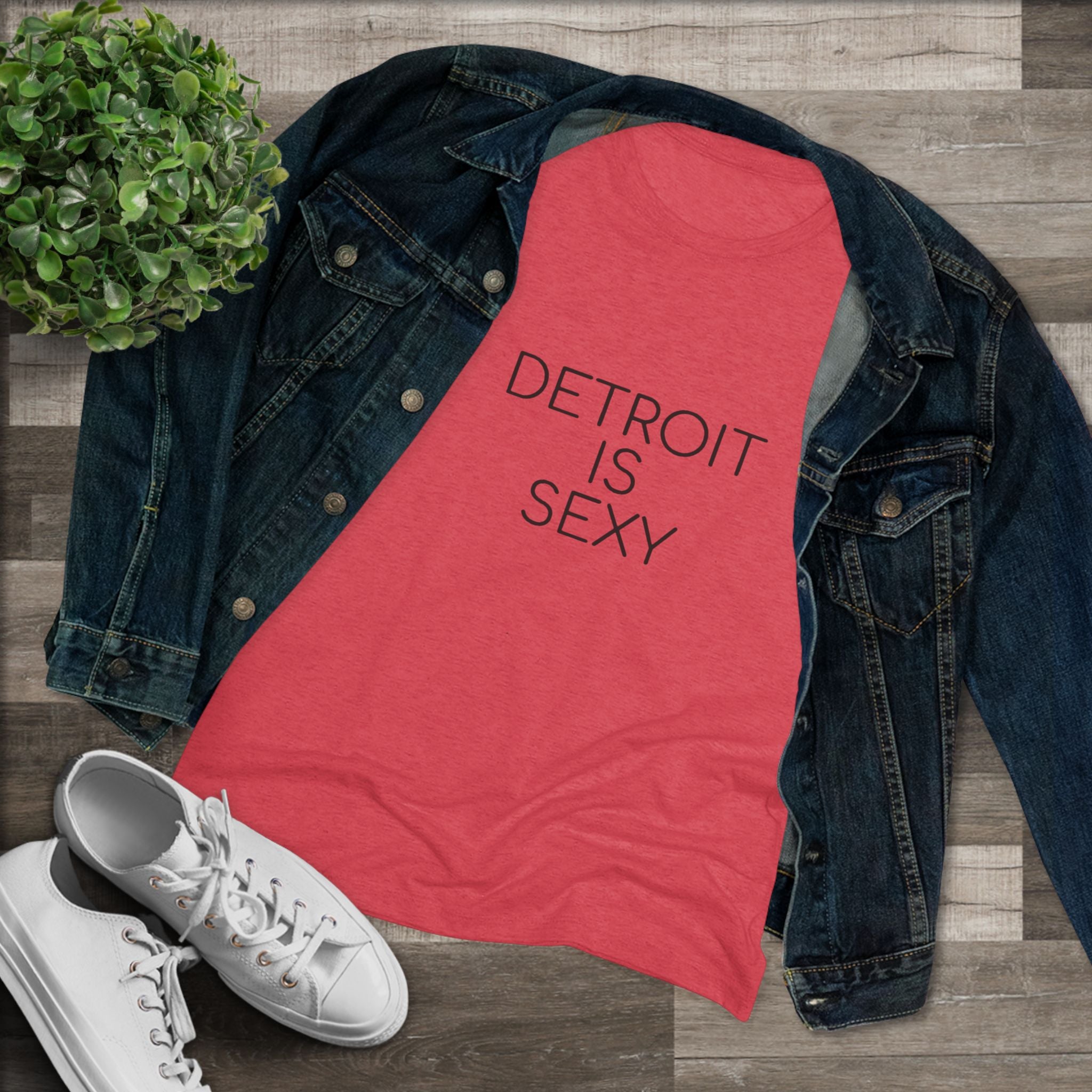 Detroit Is Sexy Women’s Tri blend Tee - Tonyalicious Tees