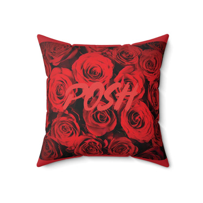 Posh Roses Decorative Pillow