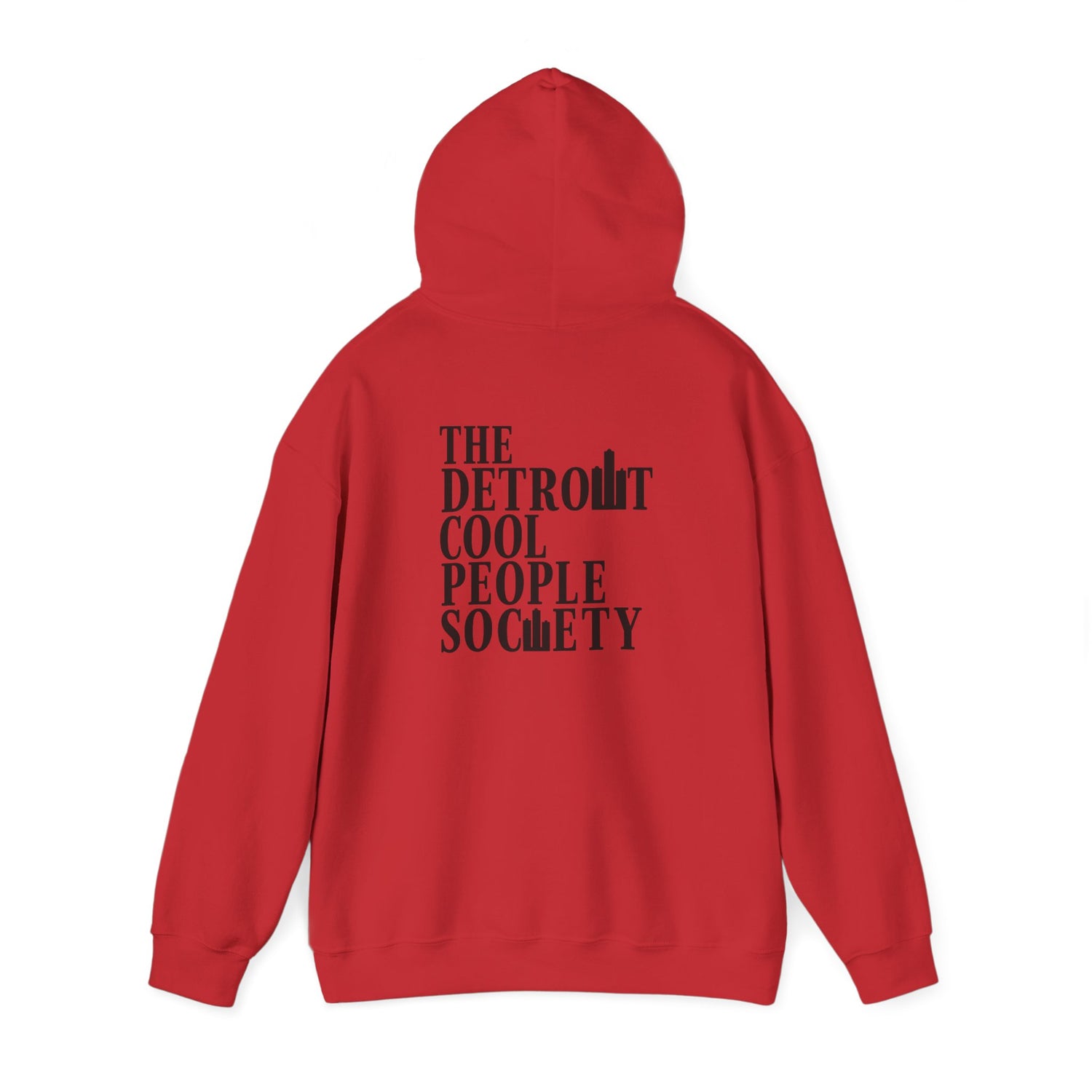 The Detroit Cool People Society Hoodie - Front and Back print - Tonyalicious Tees