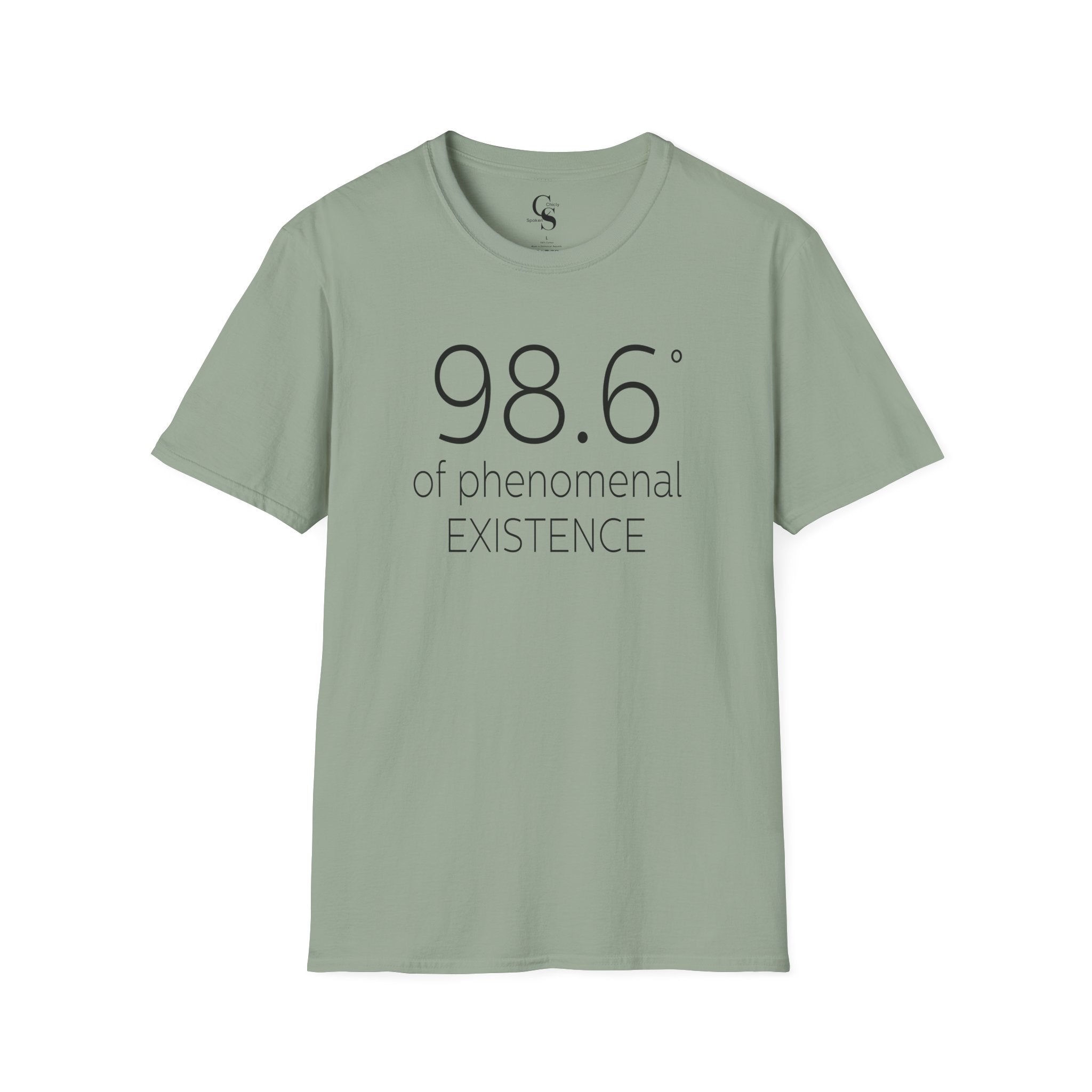 98.6 Degrees of Phenomenal Existence Tee - Tonyalicious Tees