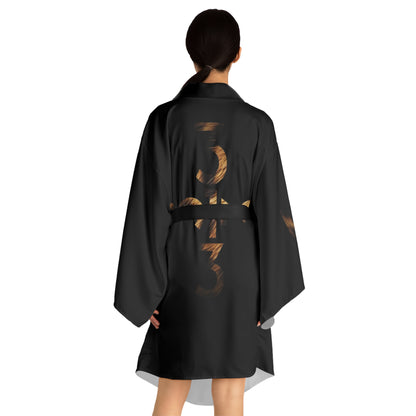 Twisted 313 Animal Print Embedded Kimono - Tonyalicious Tees