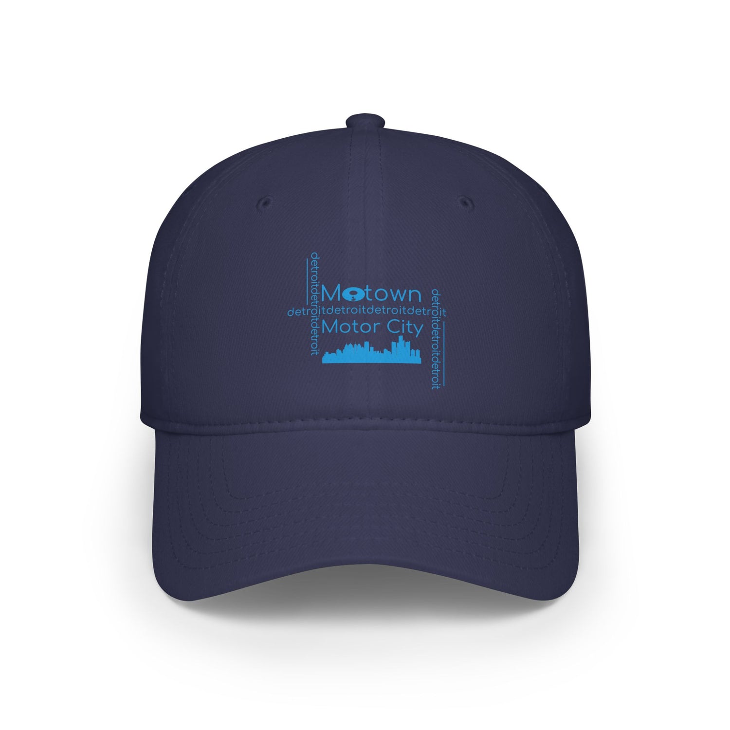 Motown Motor City Baseball Cap - Blue - Tonyalicious Tees