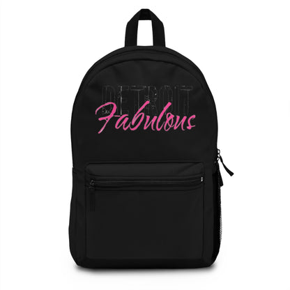 Detroit Fabulous Backpack - Black - Tonyalicious Tees