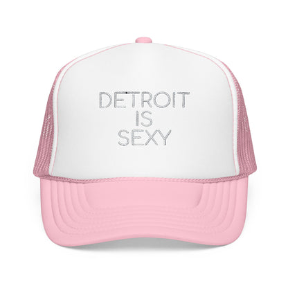 Detroit is Sexy Embroidered Trucker Hat - Tonyalicious Tees