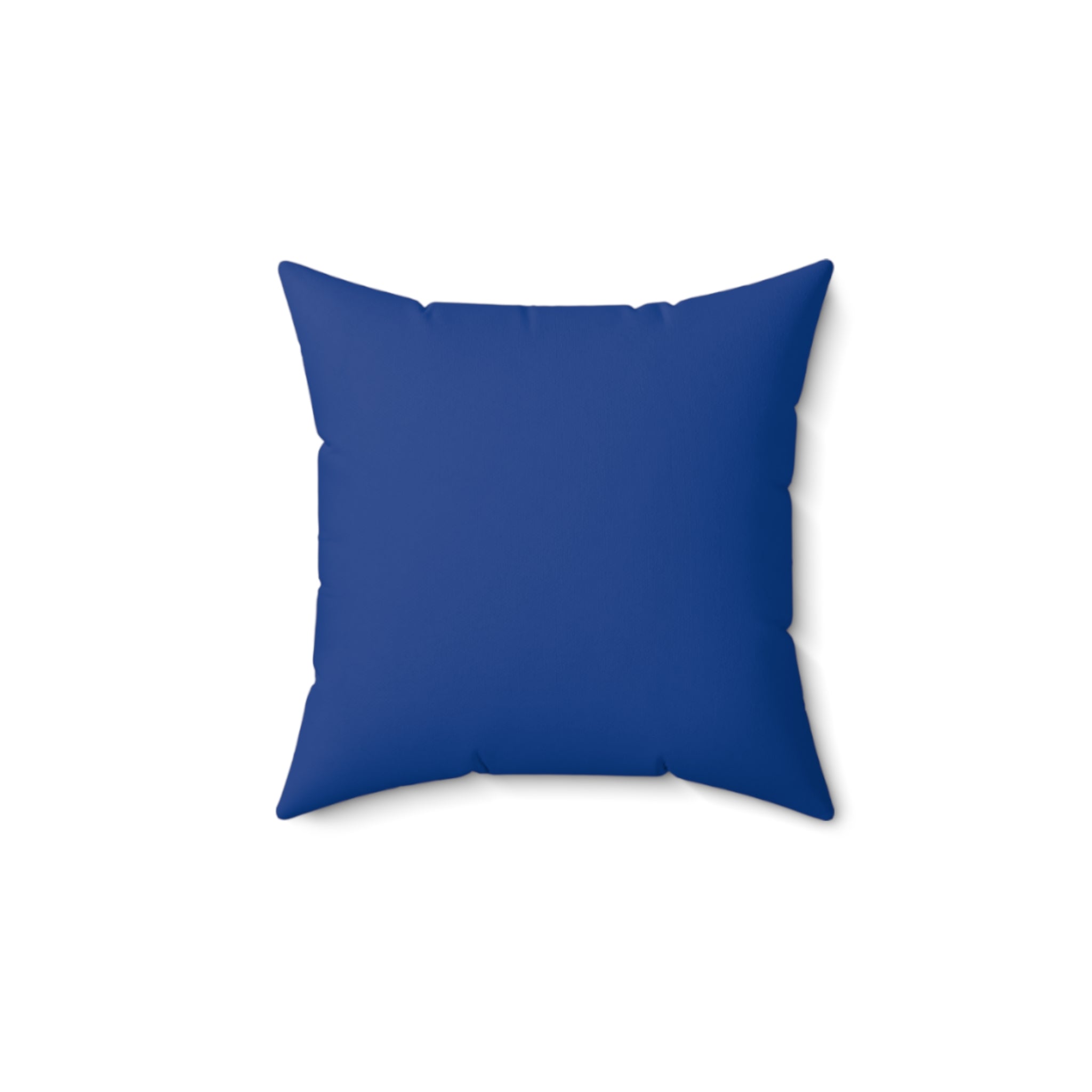 Twisted 313 Square Pillow — Blue