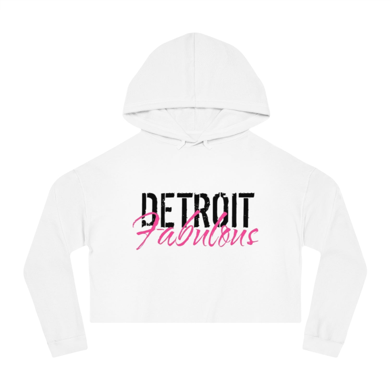 Detroit Fabulous Cropped Hoodie