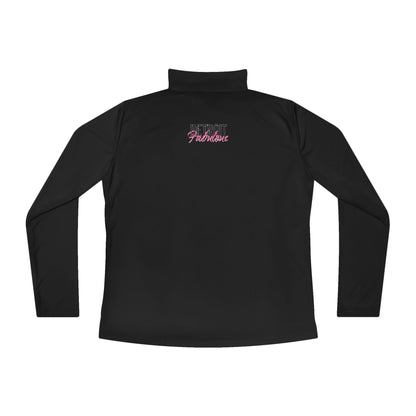 Detroit Fabulous Ladies Quarter-Zip Pullover - Front and Back Print - Tonyalicious Tees