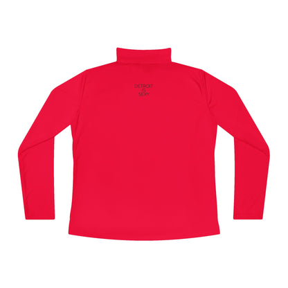Detroit Is Sexy Ladies Quarter-Zip Pullover - Tonyalicious Tees