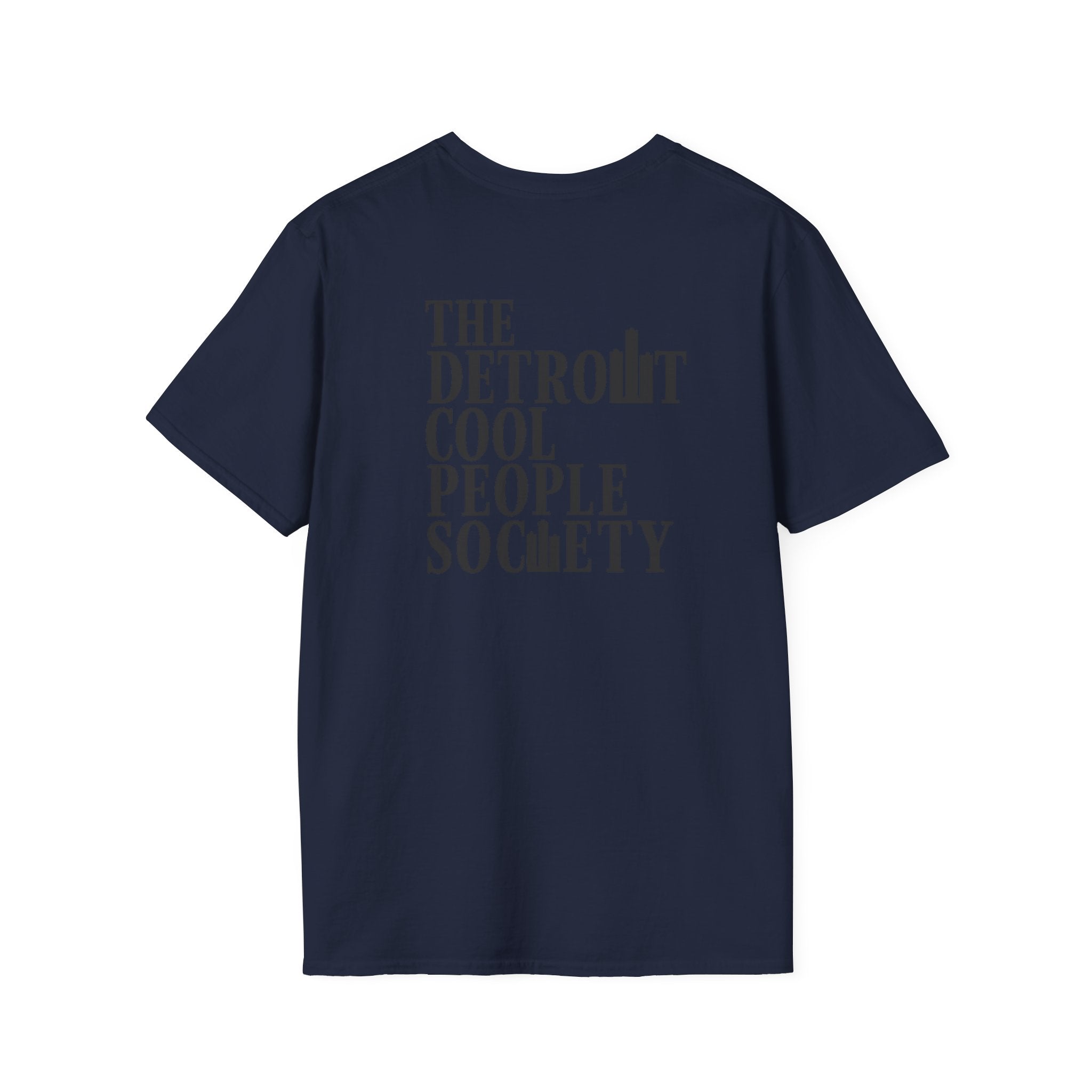 Detroit Cool People Society Tee - Front and Back Print Alternate Colors