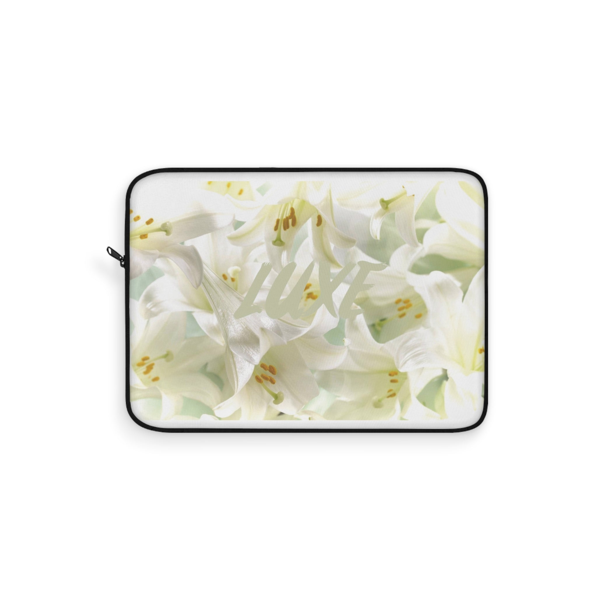 Luxe Lilies Laptop Sleeve - Tonyalicious Tees