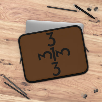 Twisted 313 Brown Laptop Sleeve