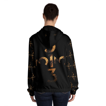 Twisted 313 Women’s Bold Animal Print Lightweight Zip Hoodie - Tonyalicious Tees