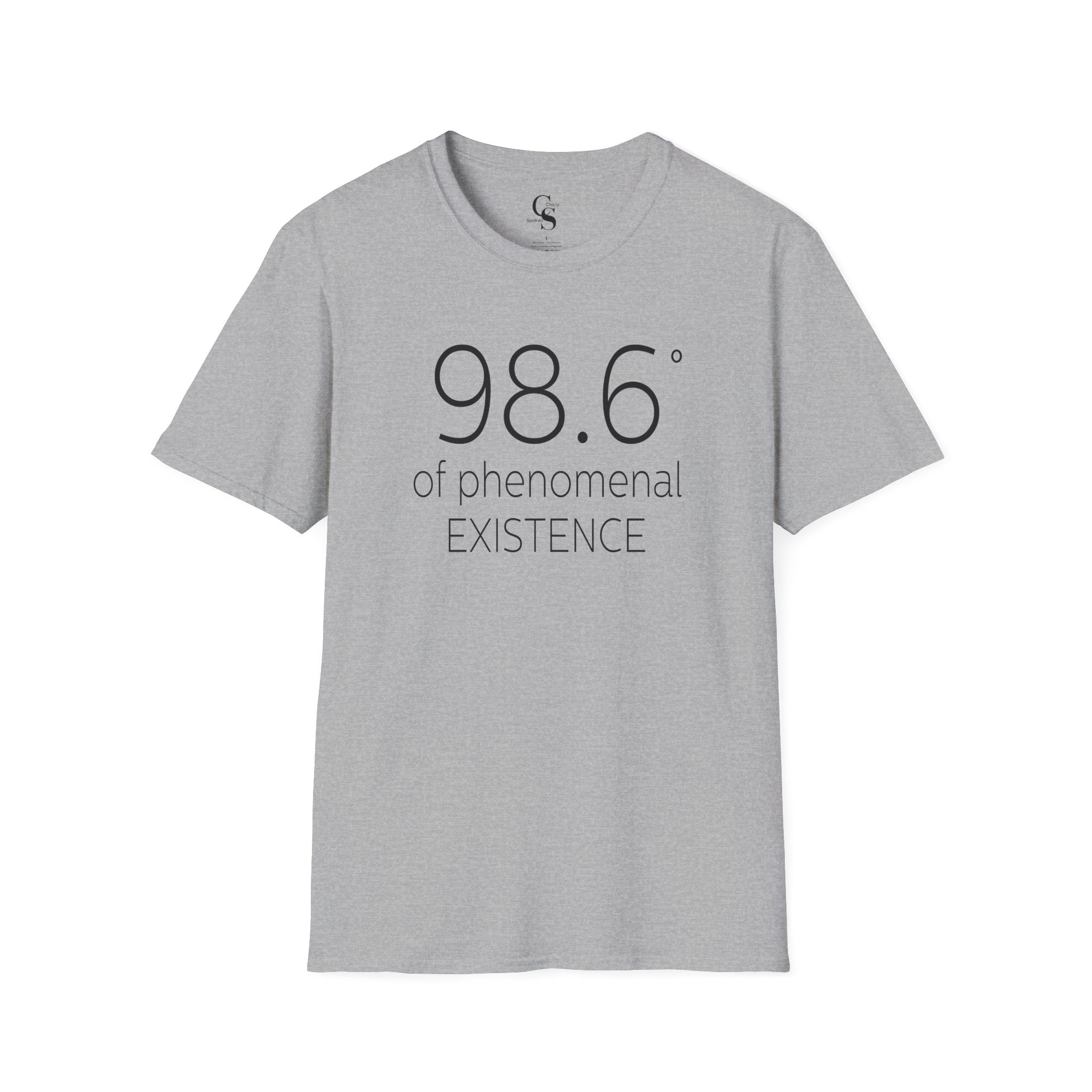 98.6 Degrees of Phenomenal Existence Tee - Tonyalicious Tees