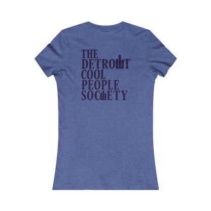 The Detroit Cool People Society Fitted Women&