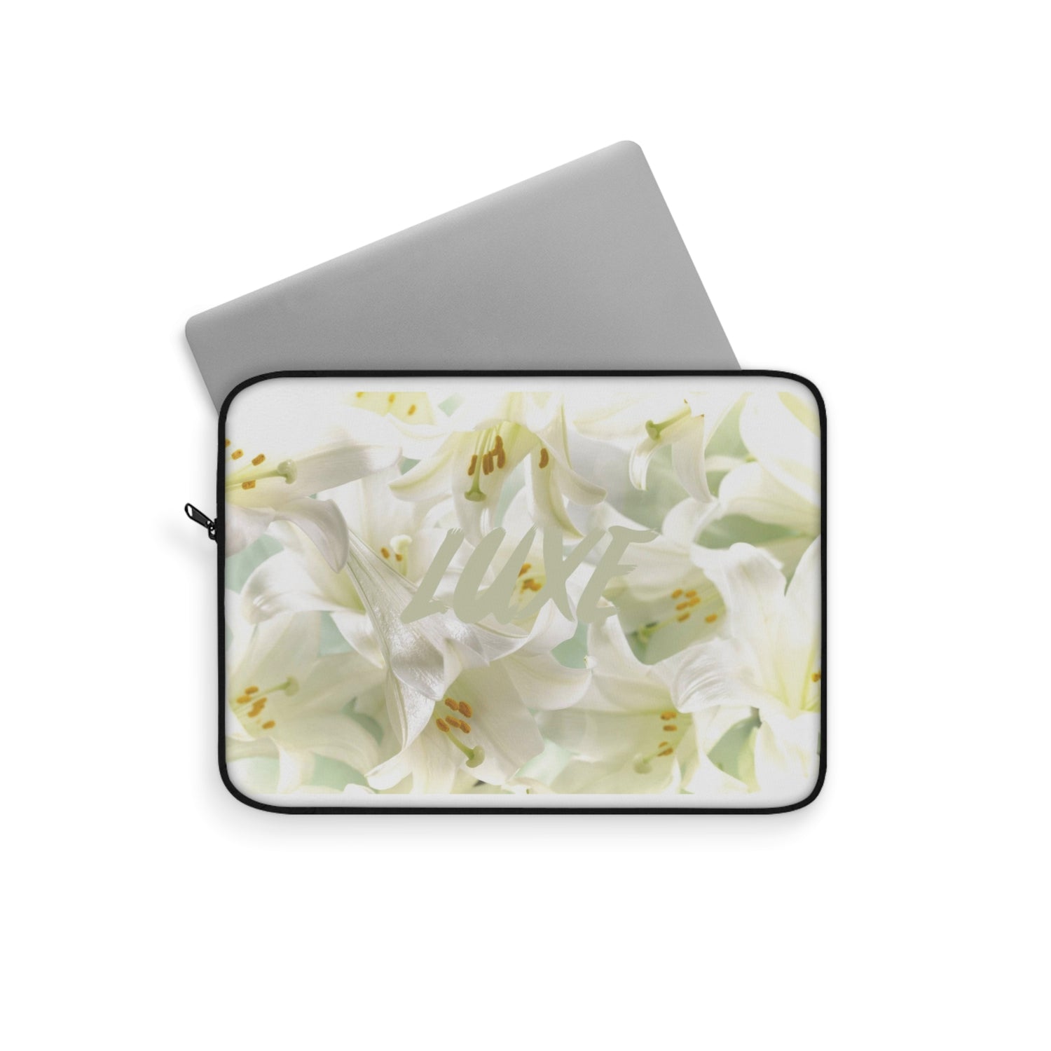 Luxe Lilies Laptop Sleeve - Tonyalicious Tees