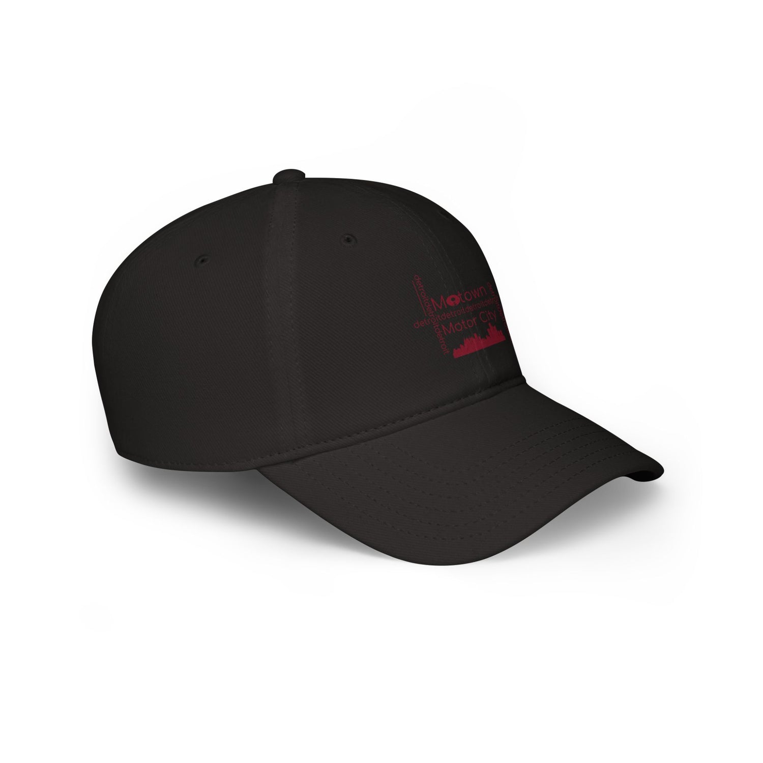 Motown Motor City Baseball Cap - Red - Tonyalicious Tees
