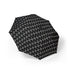 Twisted 313 Black and White Compact Foldable Umbrella - Tonyalicious Tees