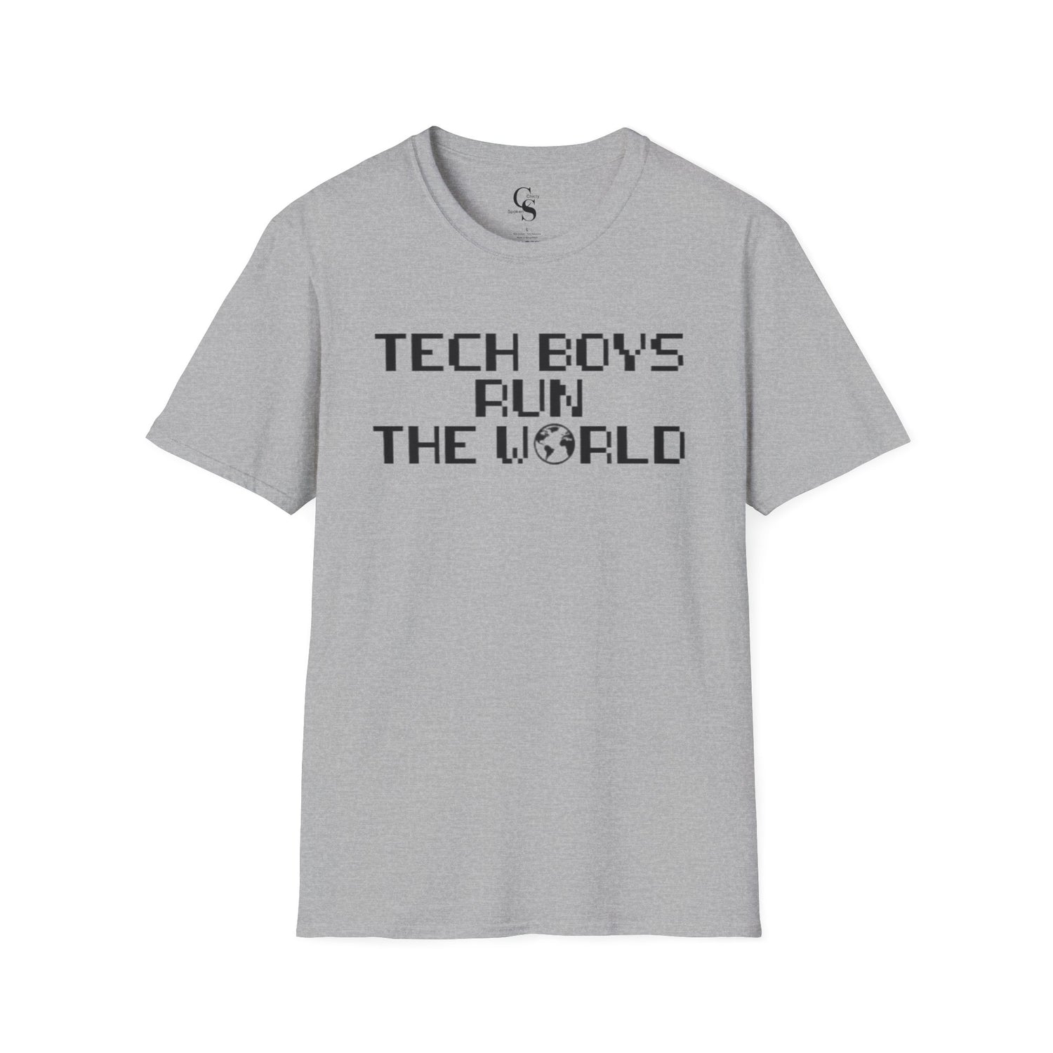 Tech Boys Run the World Tee - Front and Back Print