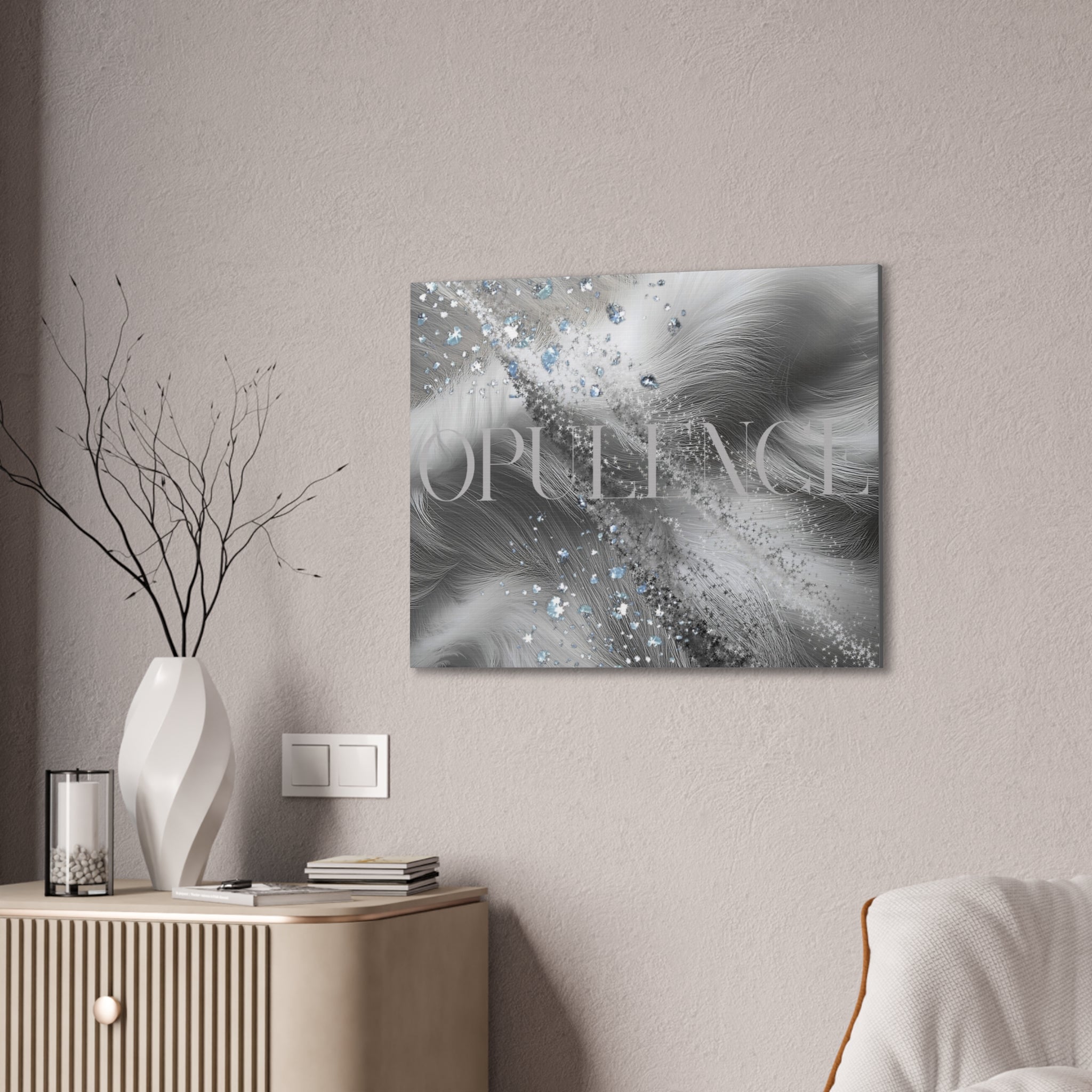 Opulence Silver Wall Art