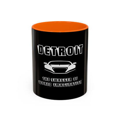 Detroit Swagger Coffee Mug - Bold Black - Tonyalicious Tees