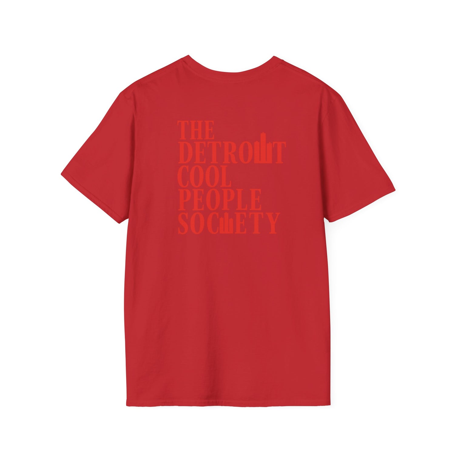The Detroit Cool People Society Tee - Front and Back Print - Tonyalicious Tees