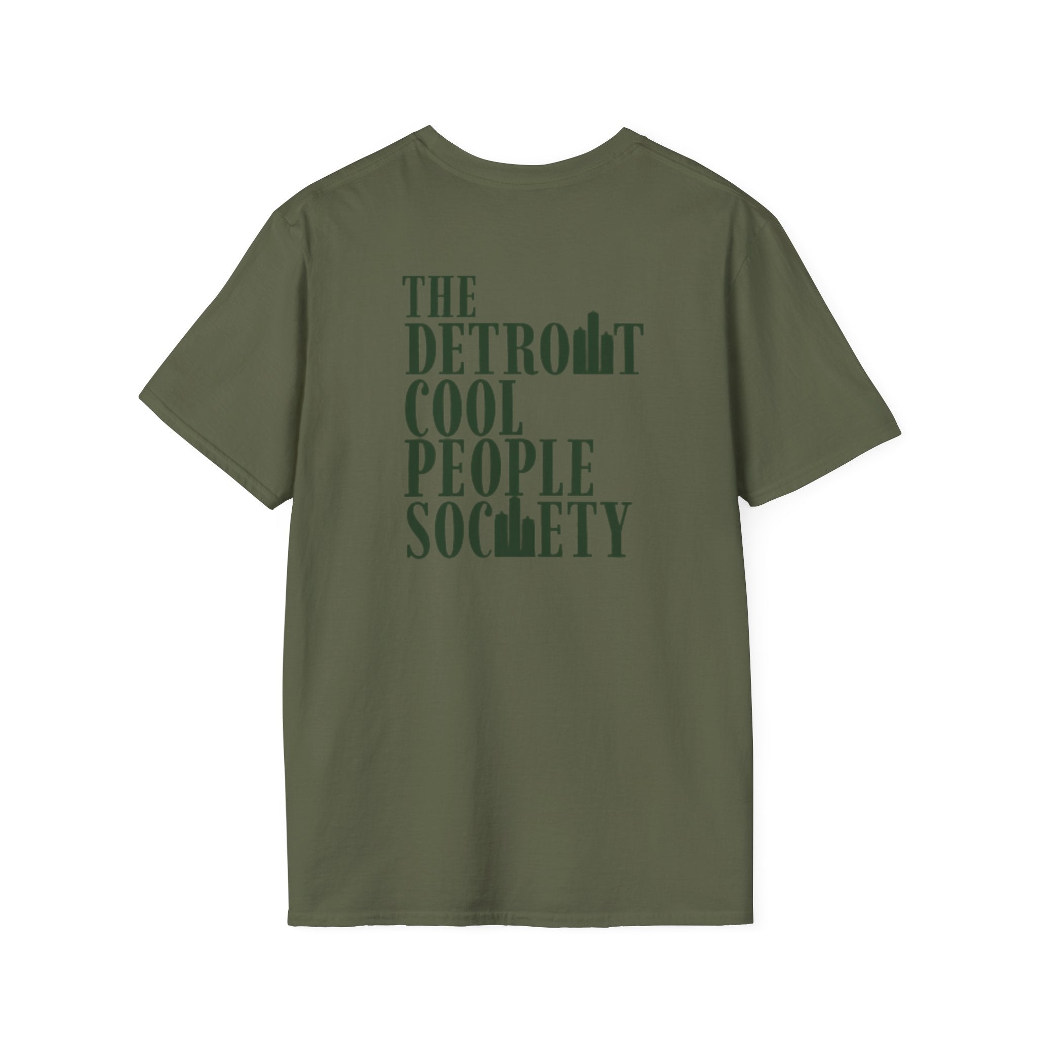 The Detroit Cool People Society Tee - Front and Back Print - Tonyalicious Tees