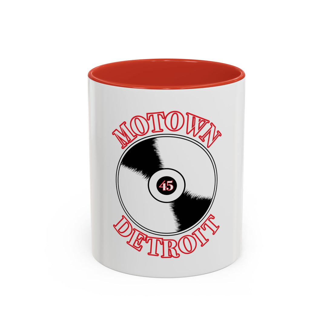 Motown Detroit Mug - Red
