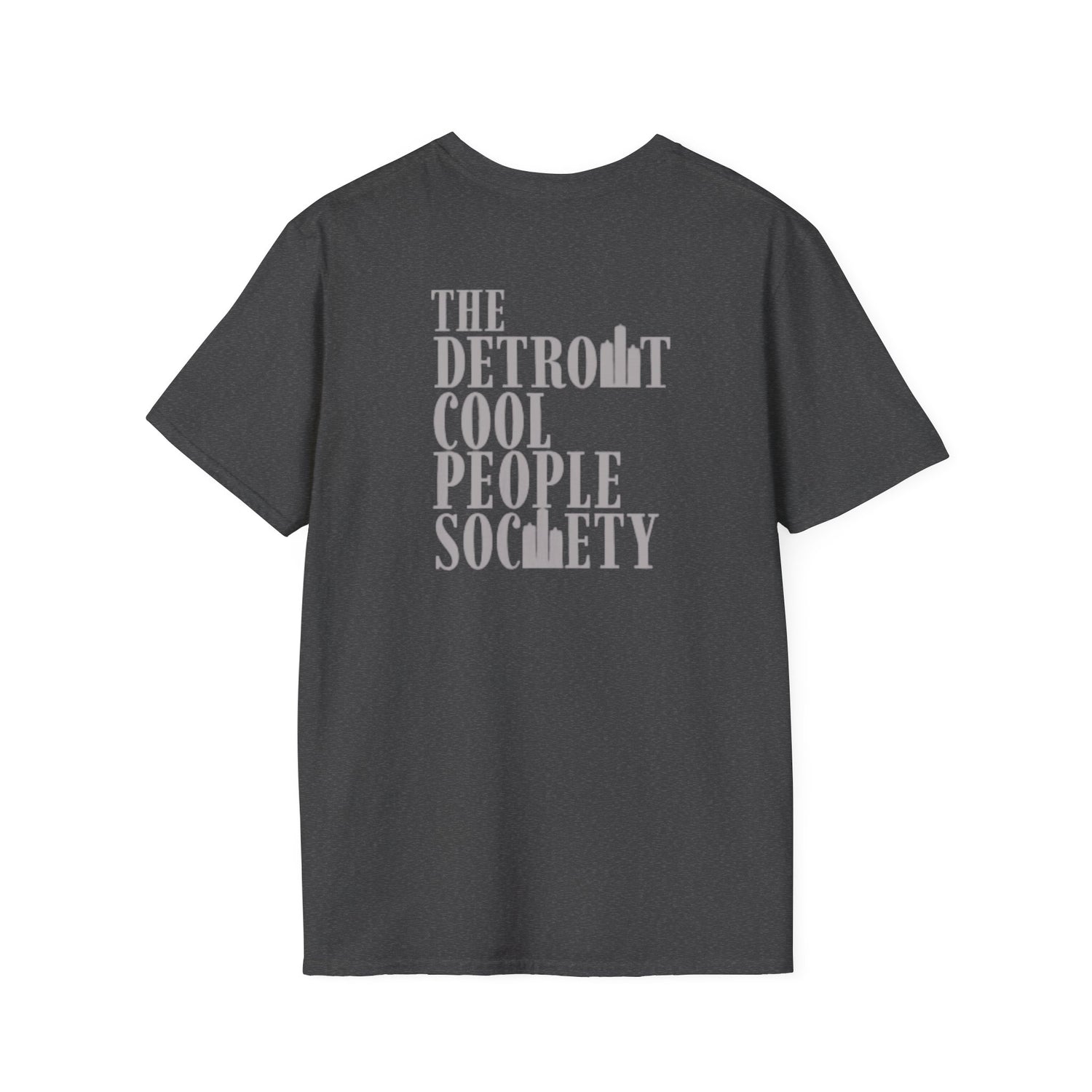 Detroit Cool People Society Tee - Front and Back Print Alternate Colors - Tonyalicious Tees