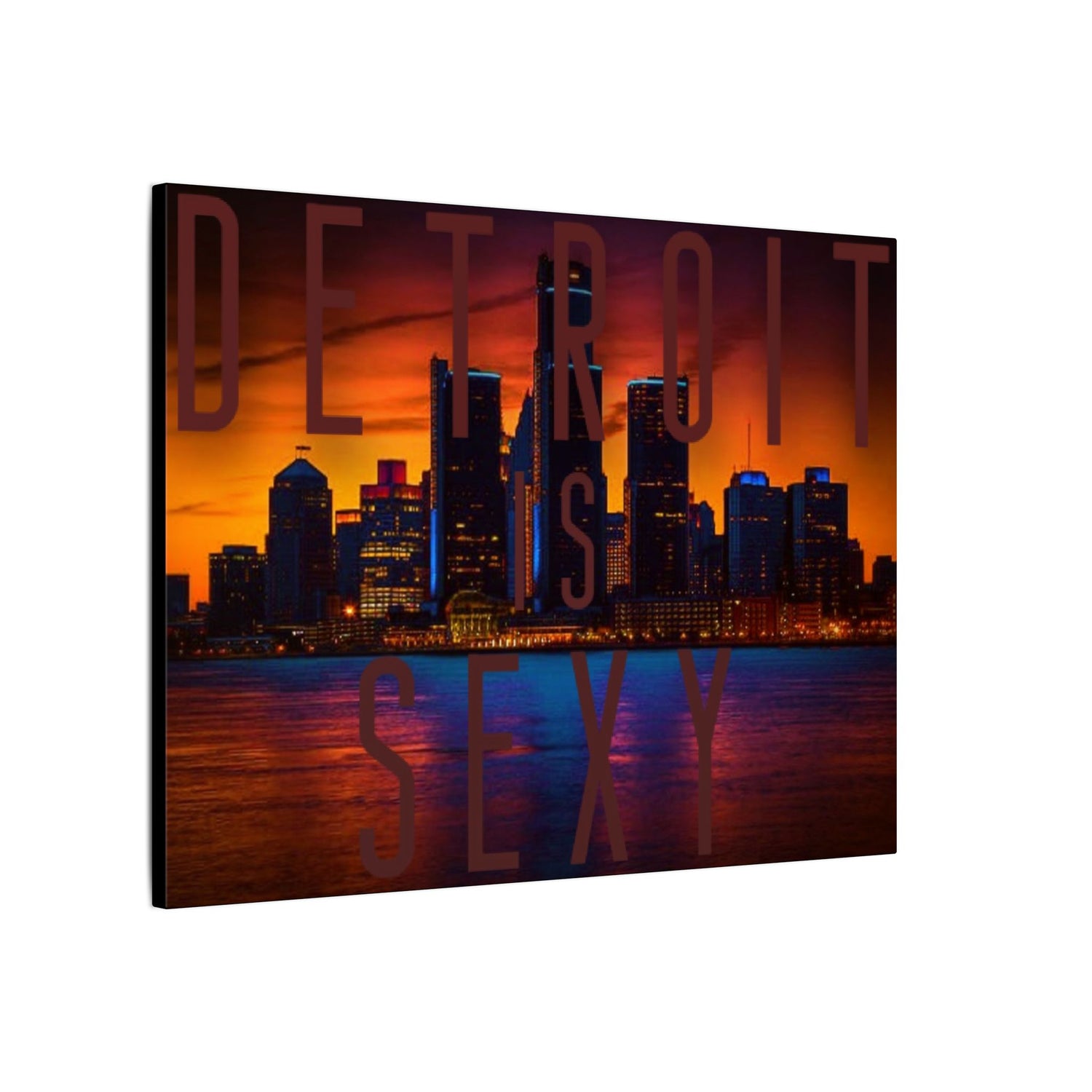 Detroit is Sexy Canvas Wall Art - Tonyalicious Tees