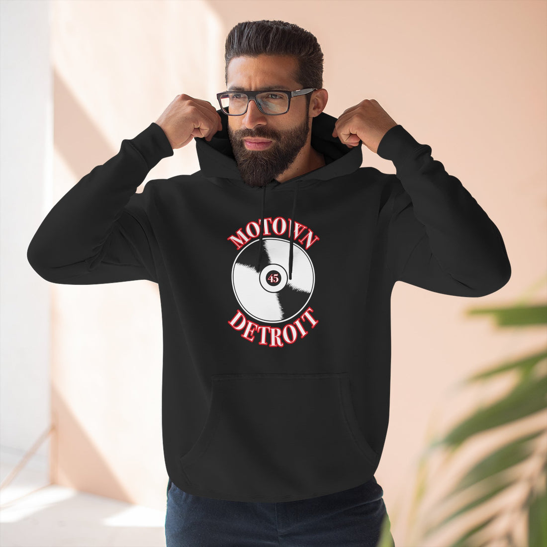 Motown 45 Hoodie - Red - Tonyalicious Tees