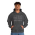 Up, Mid, Downtown Detroit Hoodie - Multicolor Print - Tonyalicious Tees