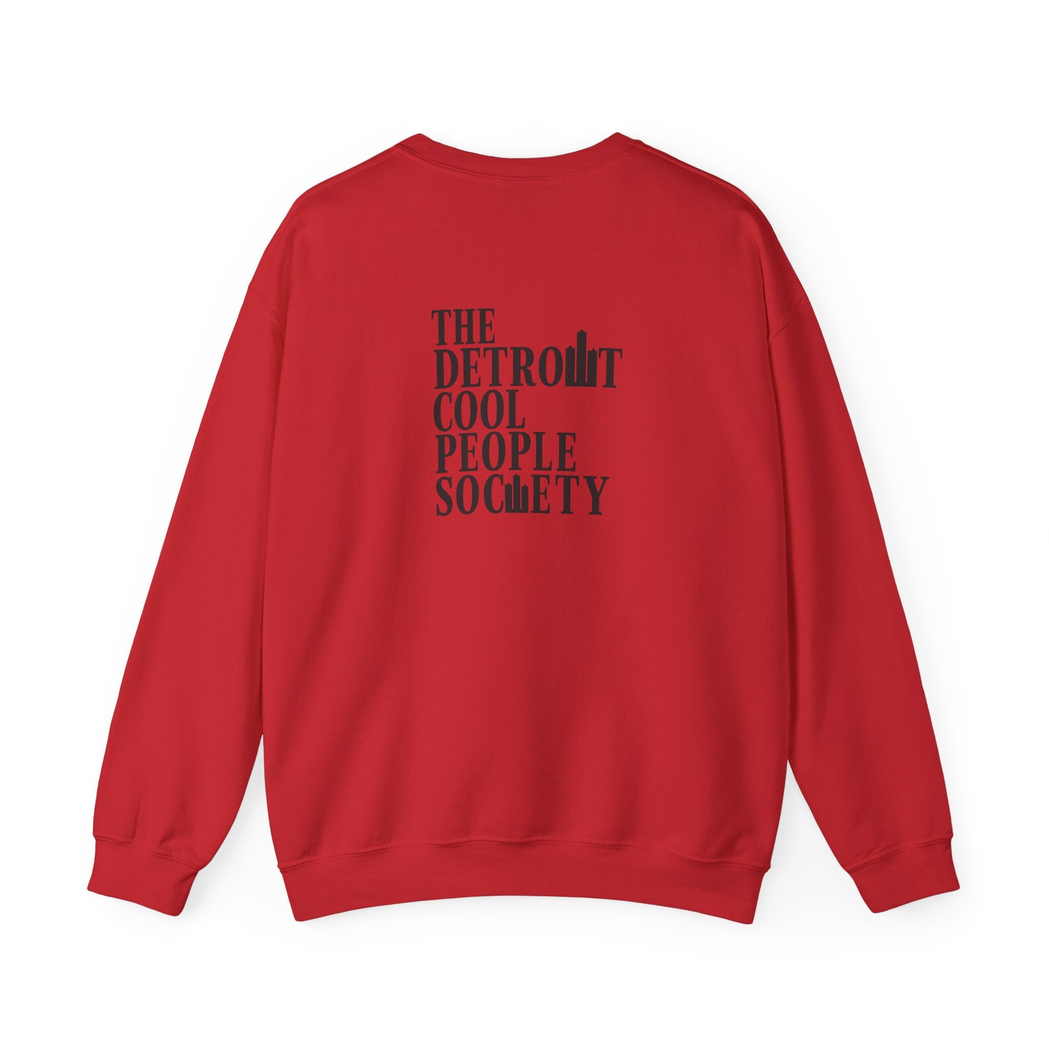 Detroit Cool People Society Crewneck Sweatshirt - Tonyalicious Tees