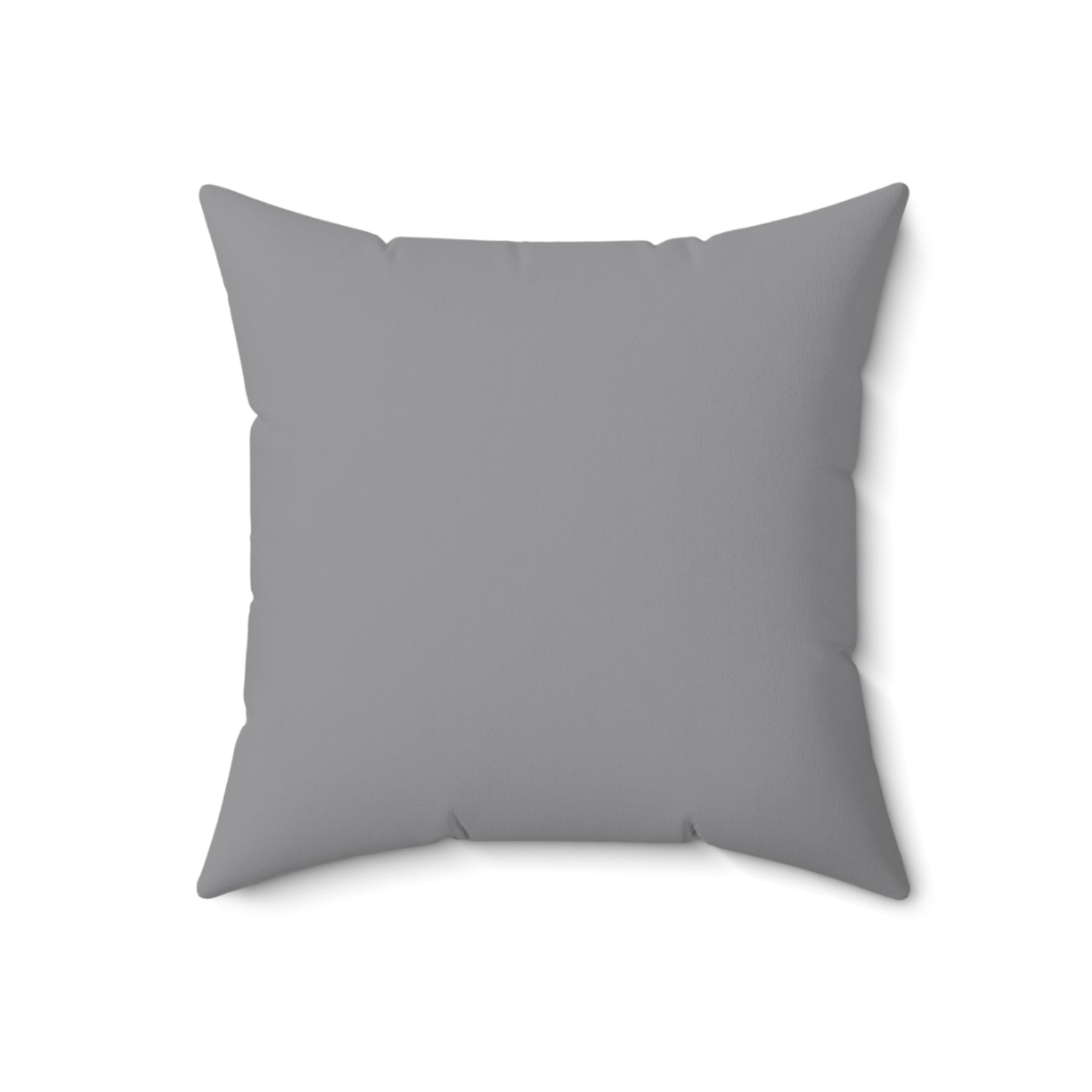 Twisted 313 Square Pillow — Gray