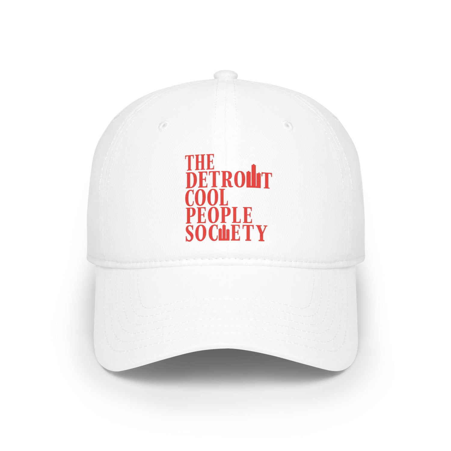 The Detroit Cool People Society Baseball Cap - Red