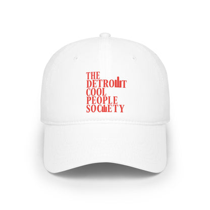 The Detroit Cool People Society Baseball Cap - Red