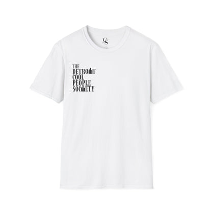 The Detroit Cool People Society Tee - Front and Back Print - Tonyalicious Tees