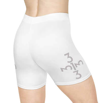 Twisted 313 White Biker Shorts - Tonyalicious Tees