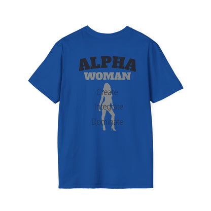 Alpha Woman Tee - Front and Back Print - Tonyalicious Tees