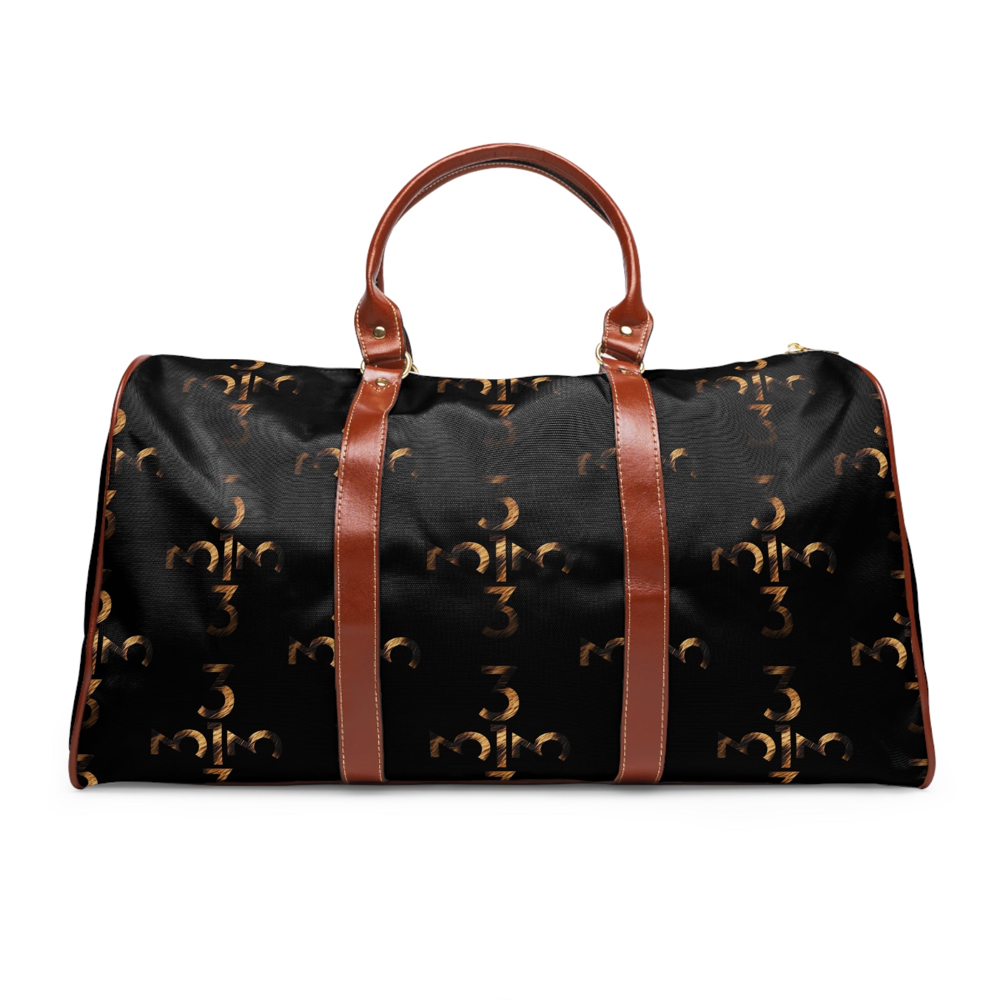 Twisted 313 Animal Print Monogrammed Waterproof Travel Bag - Tonyalicious Tees