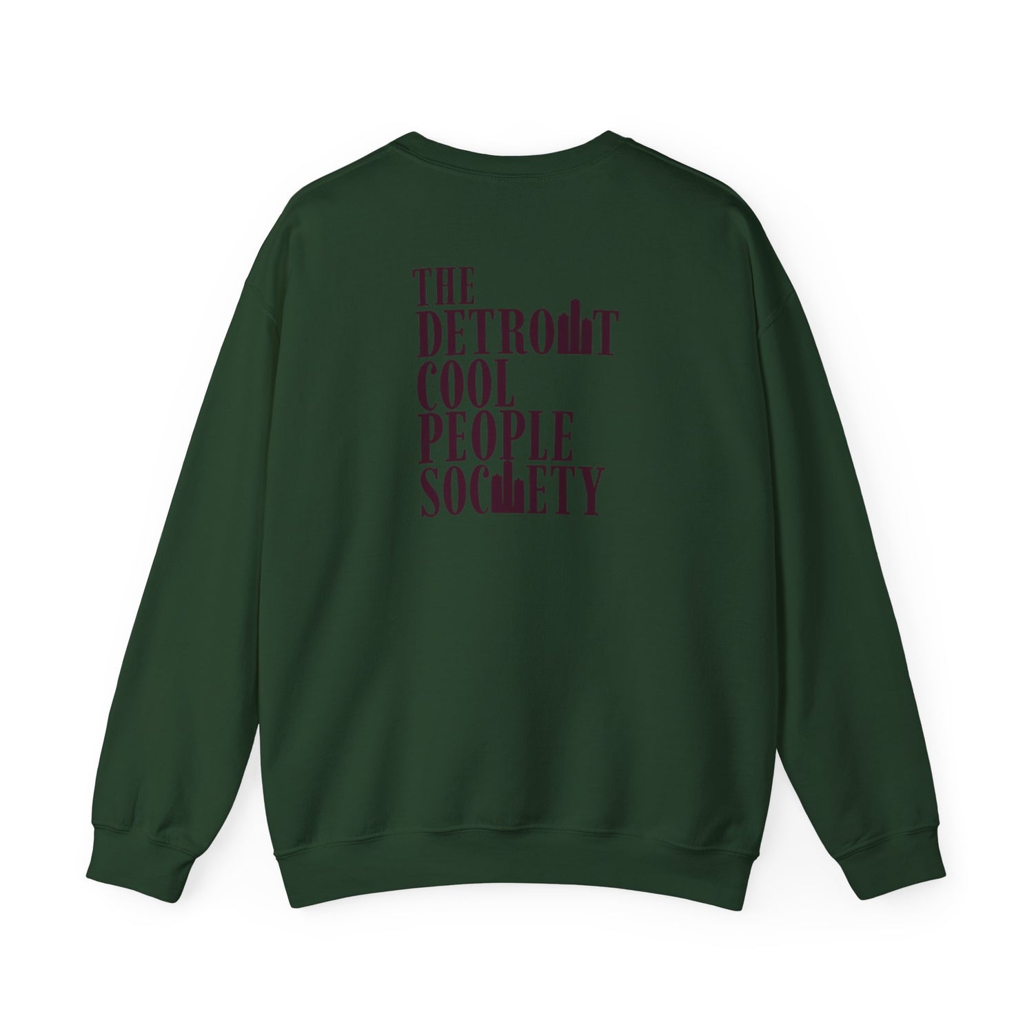 Detroit Cool People Society Crewneck Sweatshirt - Tonyalicious Tees