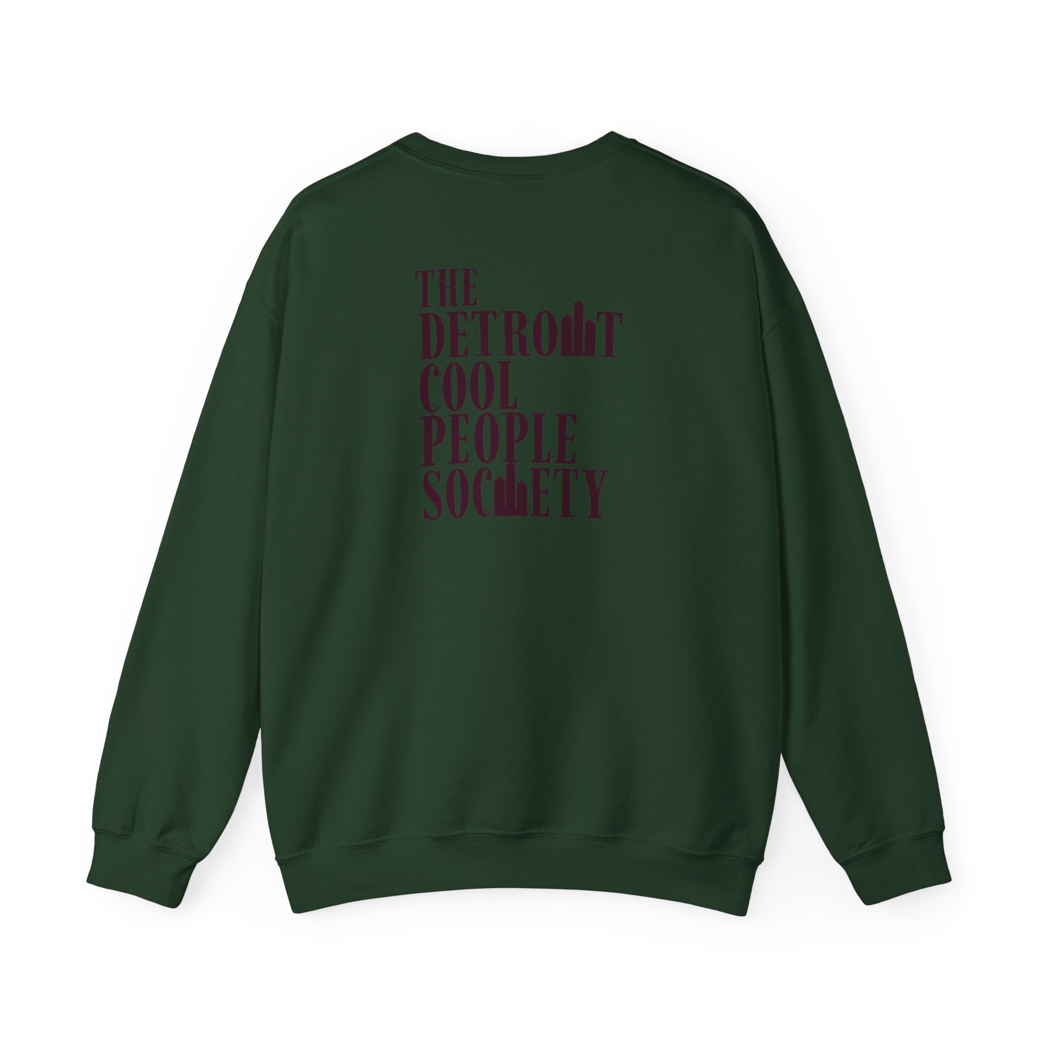 Detroit Cool People Society Crewneck Sweatshirt - Tonyalicious Tees