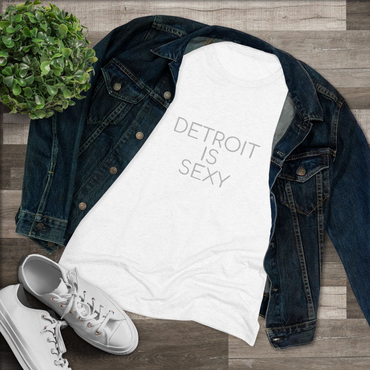 Detroit Is Sexy Women’s Tri blend Tee - Tonyalicious Tees