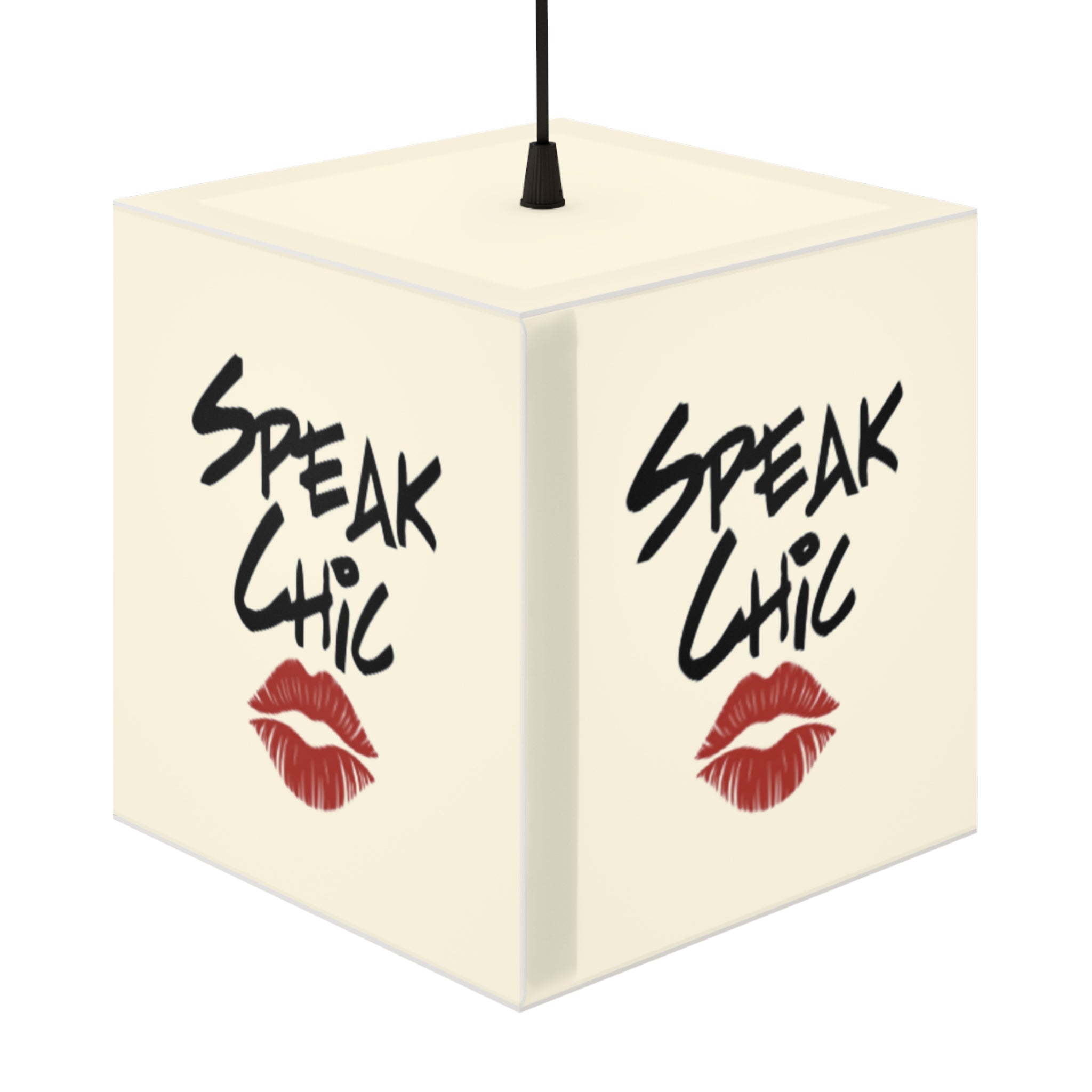 Speak Chic Cube Lamp - Tonyalicious Tees