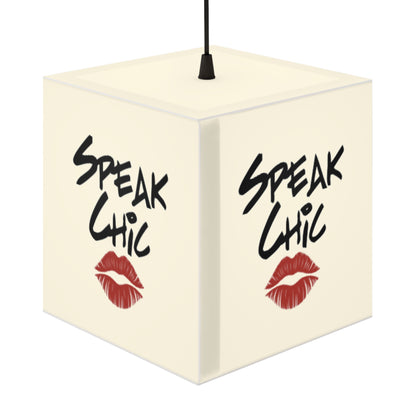 Speak Chic Cube Lamp - Tonyalicious Tees